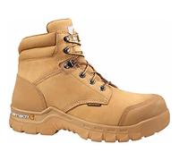 Carhartt Men's 6" Rugged Flex Waterproof Breathable Composite Toe Leather Work Boot CMF6356, Wheat, 8.5 M US
