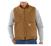 Carhartt Men's Big & Tall Duck Vest,Brown,XXXXX-Large