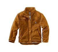 Carhartt Men's Big & Tall Flame Resistant Full Swing Quick Duck Coat, Brown, Large