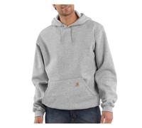 Carhartt Men's Big & Tall Midweight Sweatshirt Hooded Pullover Original Fit,Heather Gray,XXX-Large Tall