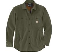 Carhartt Men's Canvas Fleece-Lined Shirt Jacket Basil S