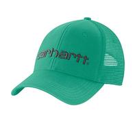 Carhartt Herren Canvas Mesh Back Logo Graphic Cap, Seegrün, Einheitsgröße