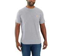 Carhartt Men's Carhartt Force Relaxed Fit Midweight Short-Sleeve Pocket T-Shirt Heather Grey XL