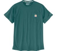 Carhartt Men's Carhartt Force Relaxed Fit Midweight Short-Sleeve Pocket T-Shirt Transformative Teal XXL