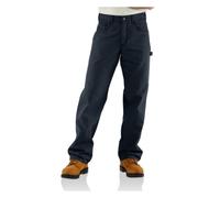 Carhartt Men's Flame Resistant Canvas Pant,Dark Navy,40 x 32