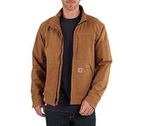 Carhartt Men's Flame Resistant Full Swing Quick Duck Jacket, Brown, X-Large