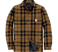 Carhartt Men's Flannel Sherpa-Lined Shirt Jacket Carhartt® Brown XXL