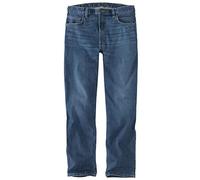 Carhartt Men's Force Relaxed Fit Low Rise 5-Pocket Jean, Rainier, 33 x 34