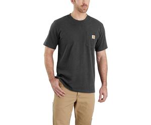 Carhartt Men's K87 Pocket Short Sleeve T-Shirt Carbon Heather S