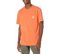 Carhartt Men's K87 Workwear Short Sleeve T-Shirt (Regular and Big & Tall Sizes), Jasper Heather, Small