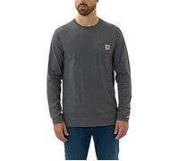 Carhartt Men's Midweight Long-Sleve Pocket T-Shirt Carbon Heather S