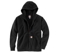 Carhartt Men's Paxton Thermal-Lined Full-Zip Sweatshirt Black XL