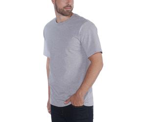 Carhartt Men's Relaxed Fit Heavyweight Short Sleeve T-Shirt Heather Grey S