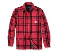 Carhartt Men's Roane Hooded Shirt Jacket Crabapple S