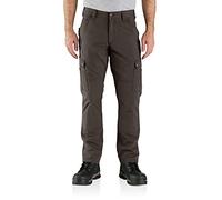 Carhartt Men's Rugged Flex Relaxed Fit Ripstop Cargo Work Pant, Dark Coffee, 42 x 32
