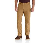 Carhartt Men's Rugged Flex Rigby Double Front Pant, Hickory, 42W X 34L