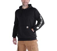 Carhartt Men's Sleeve Logo Hooded Sweatshirt Black XXL