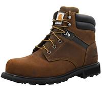 Carhartt Men's Traditional Welt 6" Brown Steel Toe CMW6234 Construction Boot, Dark Bison Oil Tanned, 11.5 Wide