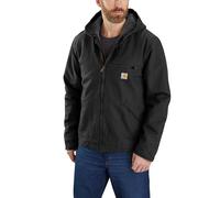 Carhartt Men's Washed Duck Sherpa Lined Jacket Black XXL