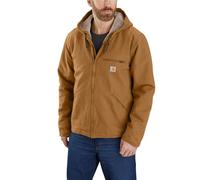 Carhartt Men's Washed Duck Sherpa Lined Jacket Brown XXL