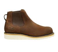 Carhartt Men's Wedge 5" Chelsea Pull-On Steel Toe FW5233-M Boot, DARK BISON OIL TANNED, 9.5 Wide