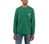 Carhartt Men's Workwear Jersey Pocket Long-Sleeve Shirt K126 (Regular and Big & Tall Sizes), North Woods Heather, 4X-Large
