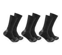 Carhartt Midweight Cotton Blend Crew Sock 3 Pair black (BLK) M