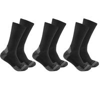 Carhartt ALL-SEASON COTTON SOCKS 3-PAIR - Black 104 M