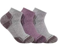 Carhartt Damen Mittelschwere aus Baumwollmischgewebe, 3 StÃƒ¼ck Socken, sortiert, M EU