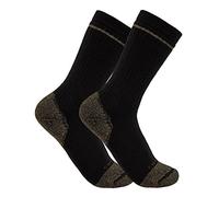 Carhartt Cotton Blend Steel Toe Boot Socken (2er Pack), schwarz, Größe M L