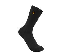 Carhartt Midweight Crew Socken reines Schwarz (2 Paar) - M