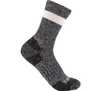 Carhartt Damen Mittelschwere Crew-Socken, Schwarz, M