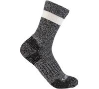 Carhartt Damen Mittelschwere Crew-Socken, Schwarz, L