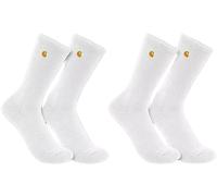 Carhartt Midweight Crew Socken - 2er Pack, weiß, Größe L
