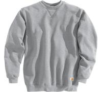 Carhartt Midweight Crewneck Sweatshirt K124 Heather Grey-XS