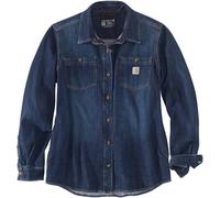 Carhartt Midweight Denim Damen Hemd, blau, Größe XL
