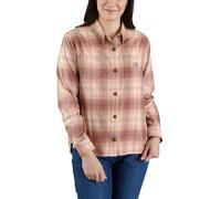 Carhartt MIDWEIGHT FLANNEL L/S PLAID SHIRT 105574 - Größe S - Farbe stucco