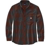 Carhartt Midweight Flannel Plaid Hemd, rot, Größe S für Männer