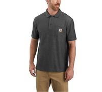 Carhartt Midweight S/S Pocket M - Poloshirt - Herren S Dark Grey