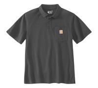 Carhartt - Midweight S/S Pocket Polo - Polo-Shirt, Gr. XL, grau (CarbonHeather)