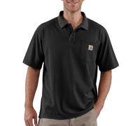 Carhartt Loose Fit Midweight S/S Pocket Polo Shirt schwarz XL Größe: XL