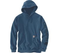 Carhartt - Sleeve Logo Hooded Sweatshirt - Hoodie, Gr. XS, blau (DeepOceanHeather)
