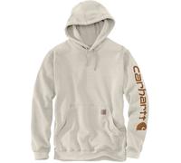 Carhartt Midweight Sleeve Logo Hoodie, beige, Größe L für Männer