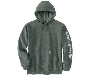 Carhartt Midweight Sleeve Logo Hoodie, grau-blau, Größe S für Männer