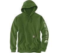 Carhartt Midweight Sleeve Logo Hoodie, grün, Größe S für Männer