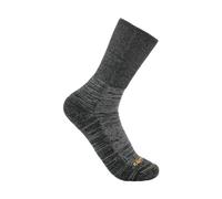 Carhartt Mittelschwere Herren-Socken mit Doppelstrick, Anthrazit meliert, X-Large