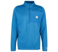 Carhartt - Mock Neck Half-Zip T-Shirt - Longsleeve, Gr. L, blau (DarkHorizonBlue)
