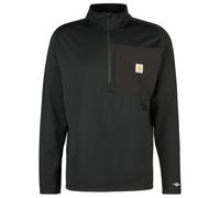 Carhartt - Mock Neck Half-Zip T-Shirt - Longsleeve, Gr. L, schwarz (Black)