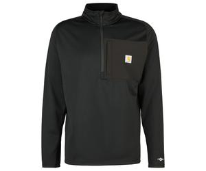 Carhartt - Mock Neck Half-Zip T-Shirt - Longsleeve, Gr. XXL, schwarz (Black)