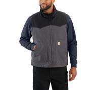 Carhartt Weste Montana – Rugged Flex, gefüttert, Relaxed/Loose Fit – Schwarz-Grau XL